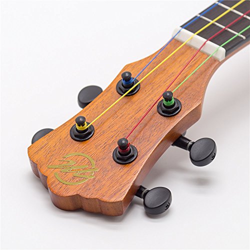 Aquila Kids Educational Colorful Ukulele New Nylgut Strings Soprano Green Red Yellow Blue