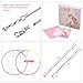 Hicarer 64 Pieces Girl Christmas Birthday Gift DIY Charm Bracelet Making Kit Unicorn Santa Craft Jewelry Making Supplies Bead Snake Chain for Girls Teens