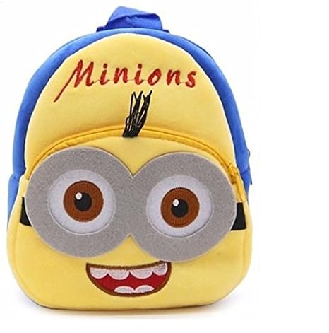 Frantic Kids Velvet Fabric Yellow School/Nursery/Picnic/Carry/Travelling Bag-2 to 5 Age