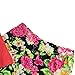 Jastore 3Pcs Baby Girls Flower Clothing Sets Coat+Shirt+Floral Pants (5T) Red