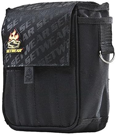 SetWear Small AC Pouch (7Hx 7W) - Black by SetWear