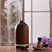 Glamorance Real Wood Essential Oil Diffuser, Ultrasonic Aromatherapy Diffuser with LED Lighting, Adjustable Mist Mode & Waterless Auto Shut Off