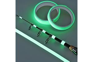 0.39x118 Inch Glow in The Dark Tape,Self-Adhesive Safety and Warning Strip for Night Visibility,Home Security and Decor,Arts 