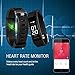 instecho Fitness Tracker, Custom Activity Tracker with Heart Rate Monitor, Multiple Sport Modes Smart Watch Men, Women and Children Waterproof Bluetooth Pedometer