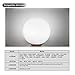 TORCHSTAR G25 LED Globe Light Bulbs, 5.5W Equivalent 60W, 500LM Dimmable, UL & Energy Star Listed, 5000K Daylight, Round Vanity Light Bulbs, Damp Rated, E26 Base, Pack of 3