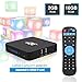 U2C Android TV Box 7.1 2gb Ram+16gb Rom 2018 Newest【Amlogic S912 Octa Core】 64 Bit 4K Full HD H.265 2.4G/5G Dual Band WiFi 1000M LAN BT 4.1 Z Plus Smart TV Box with LED Display