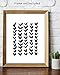 Black and White Abstract Contemporary Wall Art | 11x14 UNFRAMED Print | Nordic Modern Mid Century Wall Decor.