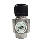 Interstate Pneumatics WRCO2 CO2 Regulator - Solid Aluminum Body 0-125 PSI