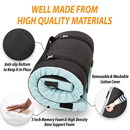 memory foam camping cot