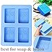 Silicone Mold, praying angel Craft Art Silicone Soap Mold, life tree Craft Molds DIY Handmade Soap Molds - Set of 2 for 8 Cavities - best Handmade gifts - Soap Making Supplies by YSCEN
