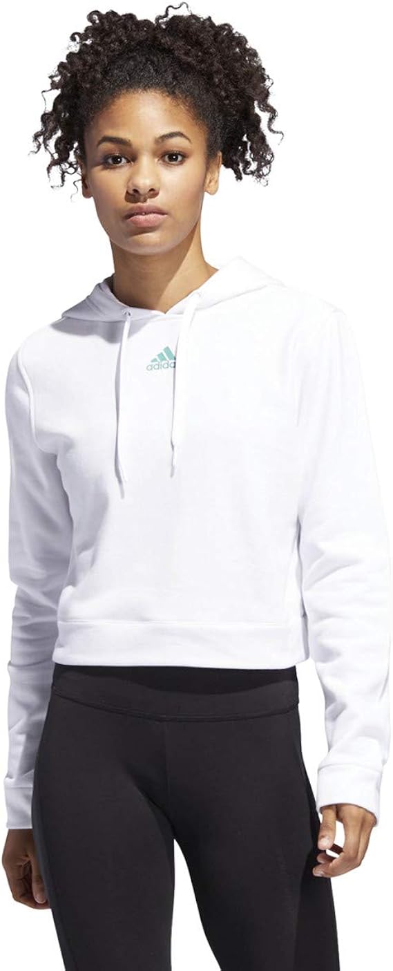 adidas originals three stripes womens crop hoodie
