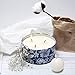 Large Scented Candle, 3 Wick Big Candle, Sandalwood Clean Cotton, 14Oz, Christmas Candle Gifts for Women