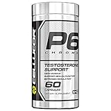 Cellucor P6 Chrome Testosterone Booster Supplement, 60 Count
