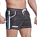 SILKWORLD Men's Mesh Pocket Short Gray US Small Asia L Waist:30