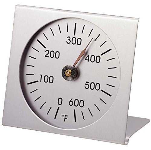Analog Oven Thermometer - Aluminum - 2.4 inch Diameter Scale