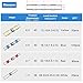 Riseuvo 230pcs Solder Seal Wire Connector - Heat Shrink Butt Connectors, Waterproof Insulated Electrical Butt Terminals, Wire Splice for Automotive Marine Boat Truck Trailer Wiring