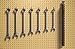 Olsa Tools Socket Organizer - 1/4-Inch Drive Socket Holder Rail - Black Aluminum Track Stores 24 Chrome or Impact Sockets - Professional Grade Metric or SAE Socket Organizer - Part: 1020