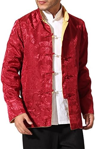 Men's Auspicious Reversible Chinese Shirt
