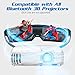 3D Active Blue Tooth Glasses Compatible with Sony Epson Projectors (Pack 1)thumb 2