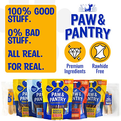 Paw & Pantry 23" Soft & Chewy USAChicken Mini Bones Pack of 96