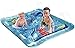 KLEEGER Baby Wading Kiddie Pool: Outdoor Squirt & Splash Water Fun For Toddlers, Simple Instant Set Up (Square Sea Theme)