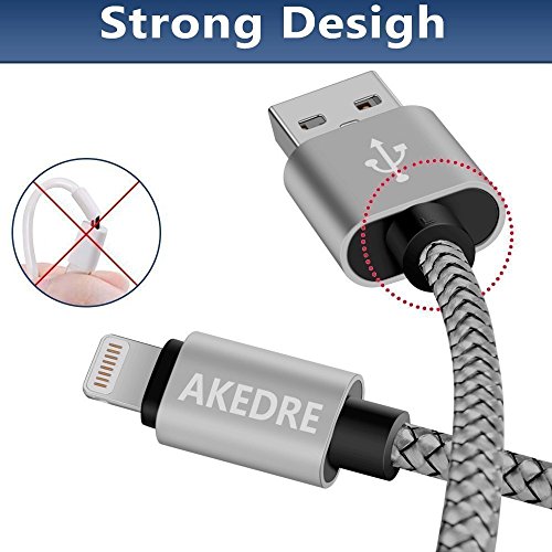 1 Charger+Braided+Charging+Syncing+Compatible