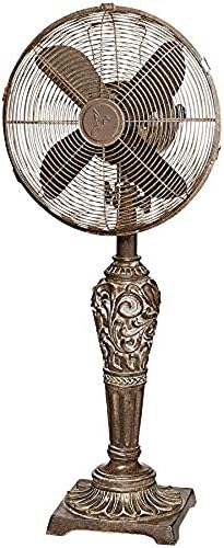 Oscillating Table Fan for Your Desk, Kitchen, Office, Bedroom - 12” Fan Head, 3 Speeds with Tilting Head for Cooling Your Room Fast - Small, Quiet, Portable, Personal Desktop Fan (Castile)