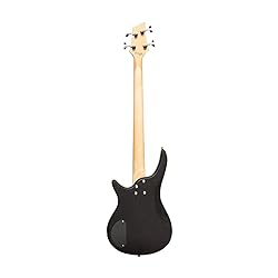 Stagg 4 String Bass Guitar, Right, Black, Full Size