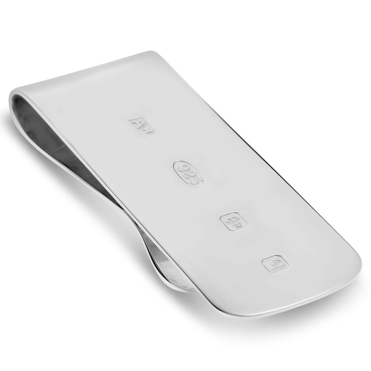 Alexander Castle Solid 925 Sterling Silver Featured Hallmark Money Clip for Men with Jewellery Gift Box - Men's Gifts