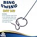 Hook and Ring Swing DIY Kit Stainless Steel Hardware and Nylon String Ring Toss Game Indoor – Outdoor for Endless Hours of Fun! GetMovin’ Sports