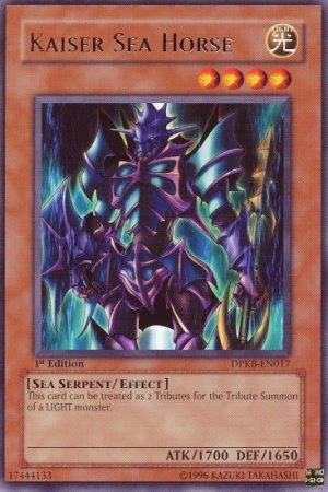 Yu-Gi-Oh! - Kaiser Sea Horse (DPKB-EN017) - Duelist Pack: Kaiba - 1st Edition - Rare