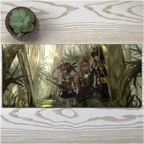 Amazon Com Mouse Pads Table Mats Girls Frontline Anime Game Characters M14 M1 Garand M16a1 Jungle Combat Oversized Non Slip Professional Gaming Mouse Pad For Desk Laptop Pc Peripherals Office Products
