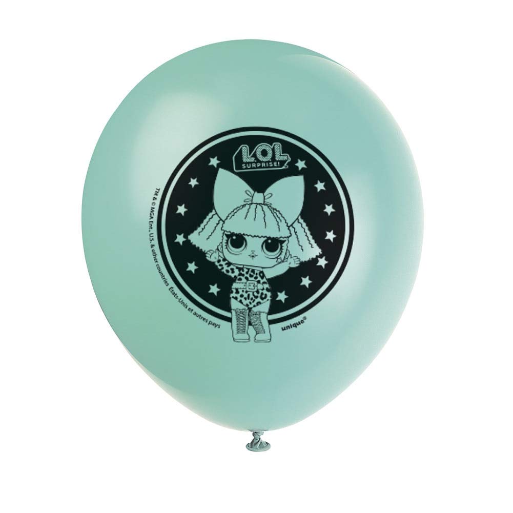 Unique Party 79125 - 12" Latex LOL Surprise Balloons, Pack of 8