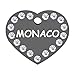 Swarovski Crystals Pet ID Tags (Heart Pink)