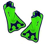 Neon Youth Neoprene Swim/Scuba Fins by US Divers (Green, LG / XL)