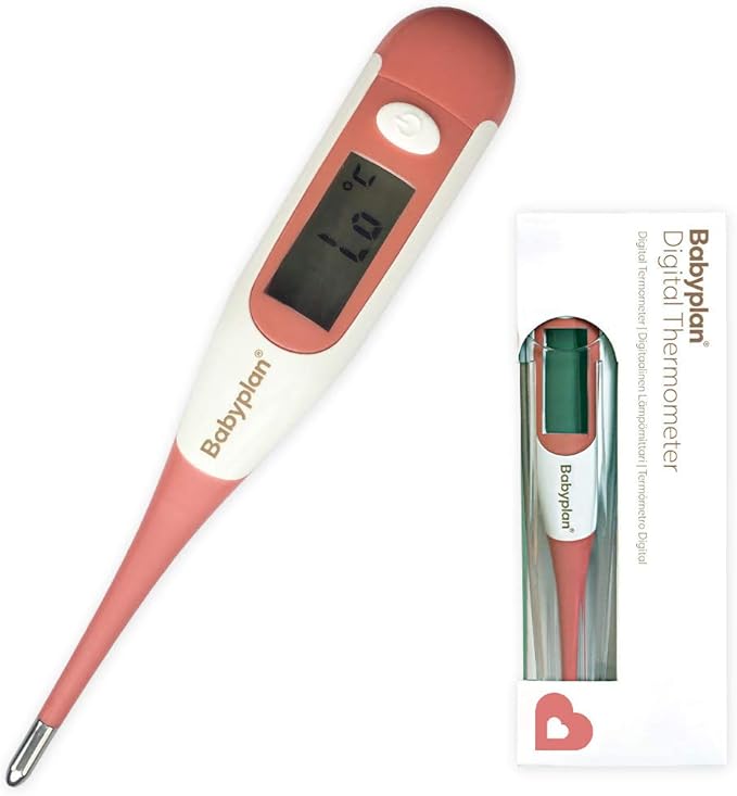 Babyplan Basale Lichaamstemperatuur Thermometer Celsius 2 Decimaal Plaatsen Volg Je Cyclus En Voorspel De Ovulatie Eenvoudig Aan Te Brengen Zeer Gevoelig Flexibele Tip Die 45 Graden Buigt Amazon Nl