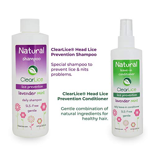 ClearLice Head Hair Lice Prevention Kit Shampoo & Conditioner