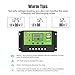 ALLPOWERS Dual USB 20A Solar Charge Controller 12V/24V Auto Paremeter Adjustable PWM LCD Solar Controller Regulator with Load Timer Setting ON/Off Hours
