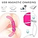 Vibrating Double-Ended Dildos with 9X9 Vibrations for Women Vaginal G-spot and Anal Play, Wireless Remote Dual Motors Rechargeable Realistic Penis Massager Adult Sex Toy for Lesbian Couples (Pink)