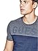 GUESS Factory Men's Rendor Logo Color-Block Crewneck Short Sleeve Tee