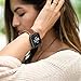 SWEES Leather Bands Compatible with Fitbit Blaze Smart Watch, Genuine Leather Replacement Band with Metal Frame Small & Large for Women Men, Champagne Gold, Rose Gold, Black, Brown, White, Grey, Beige