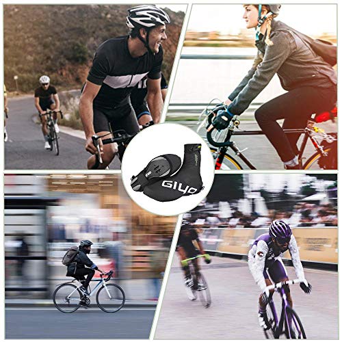 FOONEE Reflective Cycling Shoe Cover, Windproof Warmer Road Bike Bicycle Shoe Cover, Waterproof and Wear Resistant Bicycle Outdoor Sports Windproof Warmer Overshoes - Thumbnail 7