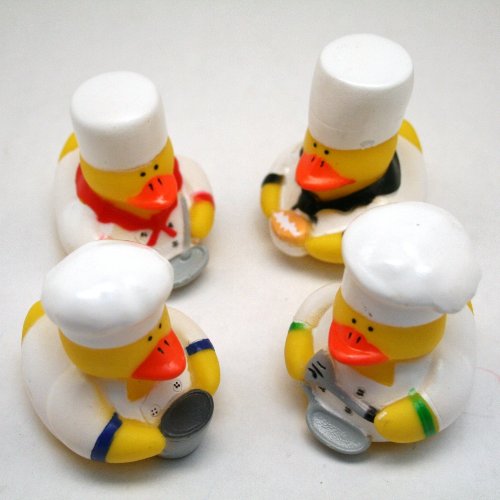 Fun Express Chef Rubber Duckies (Package of 12)