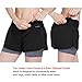 VUTRU Women's Running Workout Shorts with Liner 2 in 1 Athletic Sport Shorts