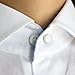 7-Pack Metal Collar Extenders (5 White, 2 Silver) - These Dress Shirt Button Collar Extenders are Perfect for 1 Inch or More of Extra Breathing Room and fit Men or Women Dress Shirts