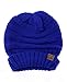 NYFASHION101 Oversized Baggy Slouchy Thick Winter Beanie Hat, Royal
