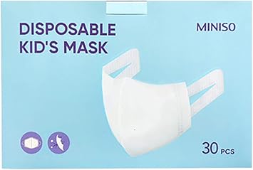 Download Miniso Face Mask Pack Of 30 Face Masks And Disposable Face Masks That You Can Trust Disposable Masks Comes With Elastic Ear Loops For Kids 30 Counts Amazon Ca Tools Home Improvement PSD Mockup Templates
