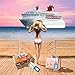 Cruise Luggage Tags for Suitcases, Cruise Essential Holders, 12 Pack Luggage Tag Holders 2025 & 2026 for NCL, Princess, Carnival, Royal Caribbean - Cruise Essentials