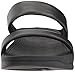 FitFlop Women's Lulu Leather Slide Sandal, Black, 7 M US