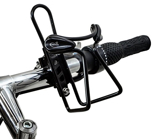 image for Lumintrail Bike Bottle Holder w/Handlebar Mount Adapter Lightweight Al